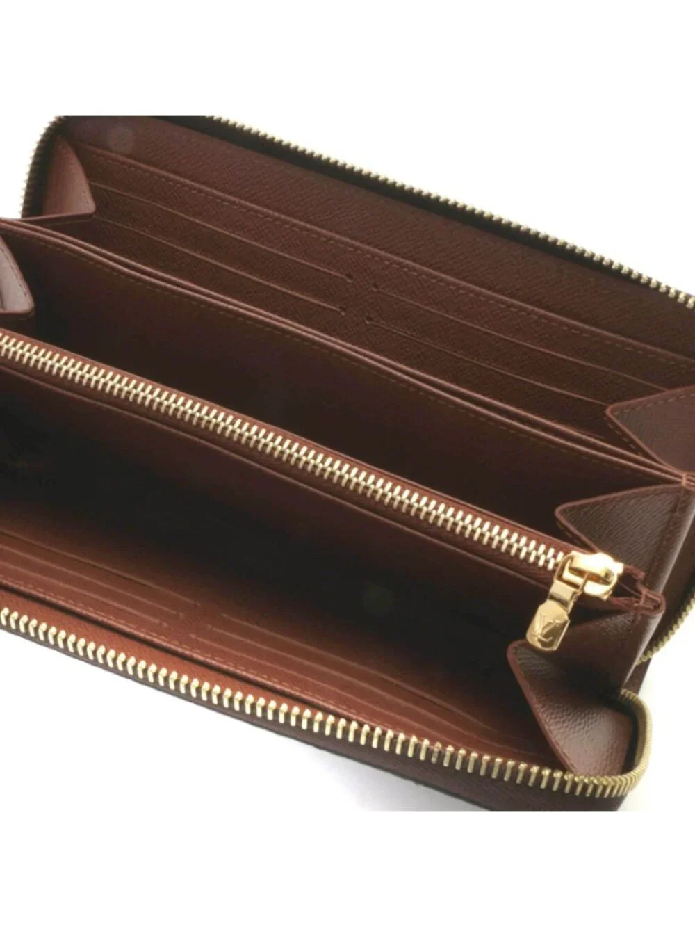 Louis Vuitton Zippy Wallet Monogram Brown Long Canvas